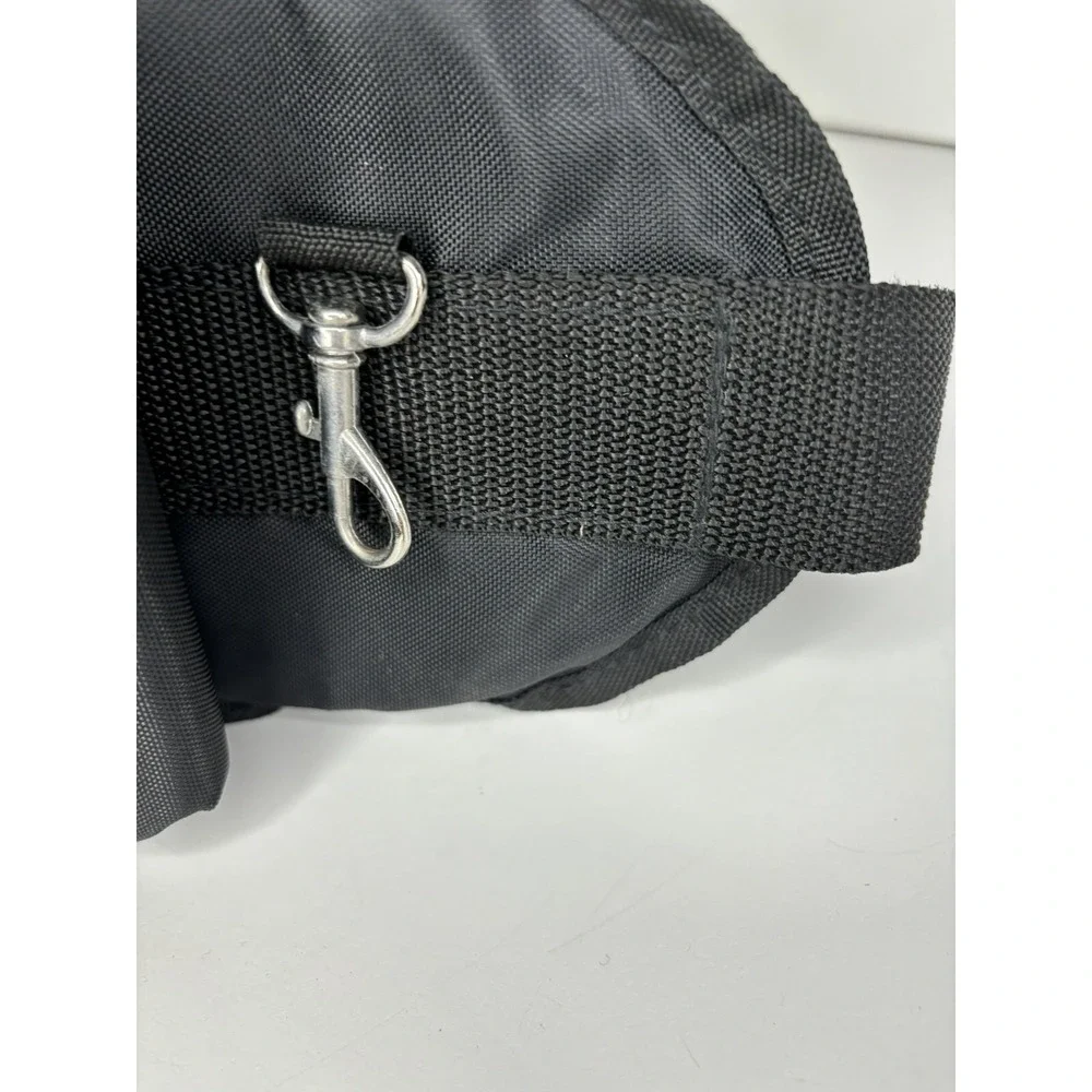 Vintage Sport Works Waist Bag Fanny Pack Black Cup Holder
